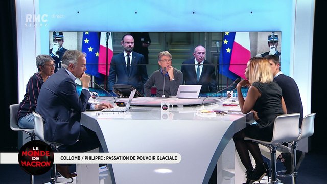 Le monde de Macron : Passation de pouvoir glaciale entre Gérard Collomb et Edouard Philippe - 04/10