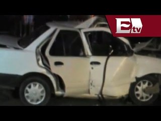 Fallece mujer al estrellar su auto contra un poste en Iztapalapa  / Vianey Esquinca