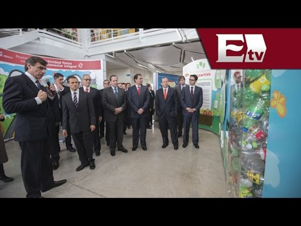Inaugura el presidente Enrique Peña Nieto planta de reciclaje en Toluca/ Pascal