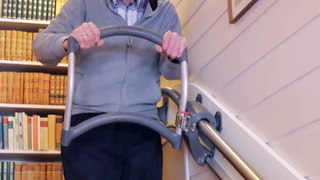 This device helps those with limited mobility climb stairs safely.