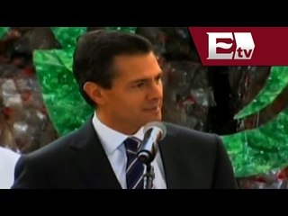 Enrique Peña Nieto inaugura planta de reciclado de Pet / Vianey Esquinca