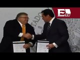 Gobernación y Banco de México firman convenio para combatir la falsificación de billetes