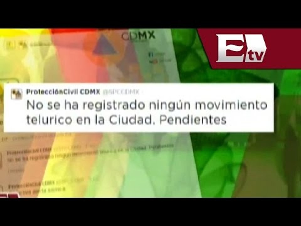 Genera aplicación móvil falsa alarma de sismo en el Distrito Federal/ Comunidad Yazmín Jalil