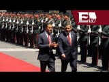 Da presidente Peña Nieto cálida bienvenida a Ollanta Humala, mandatario peruano/ Titulares