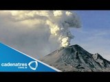 Popocatépetl afecta a pobladores cercanos al volcán