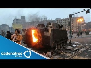 Protesta en Egipto contra golpe de estado, esperan regreso de Mohamed Morsi