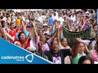 Marchan restauranteros de San Ángel  (VIDEO)