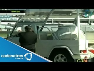 Papamóvil ya se encuentra en Brasil; papa Francisco presidirá Jornada Mundial de la Juventud