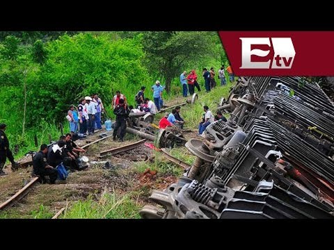 Se vuelve a descarrilar La Bestia en Oaxaca / Excélsior informa