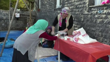 Kars’ta Kadınların Kış Hazırlığı Başladı