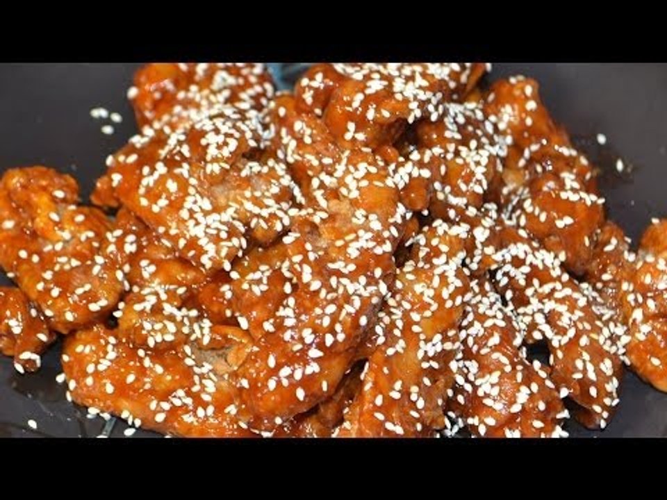Receta de alitas de pollo con ajonjolí / Recipe chicken wings with sesame