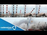 ¡Impresionante! En Florida derriban la mayor planta eléctrica (VIDEO)