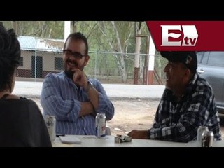 Graban reunión de La Tuta con hijo de Fausto Vallejo  / Andrea Newman