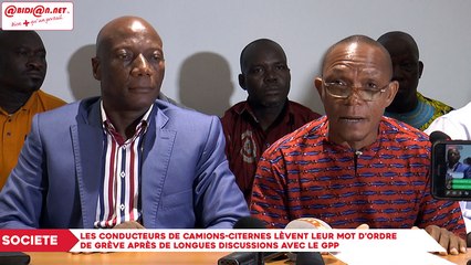 Les conducteurs de camions citernes lèvent leur mot d’ordre de grève après de longues discussions avec le GPP