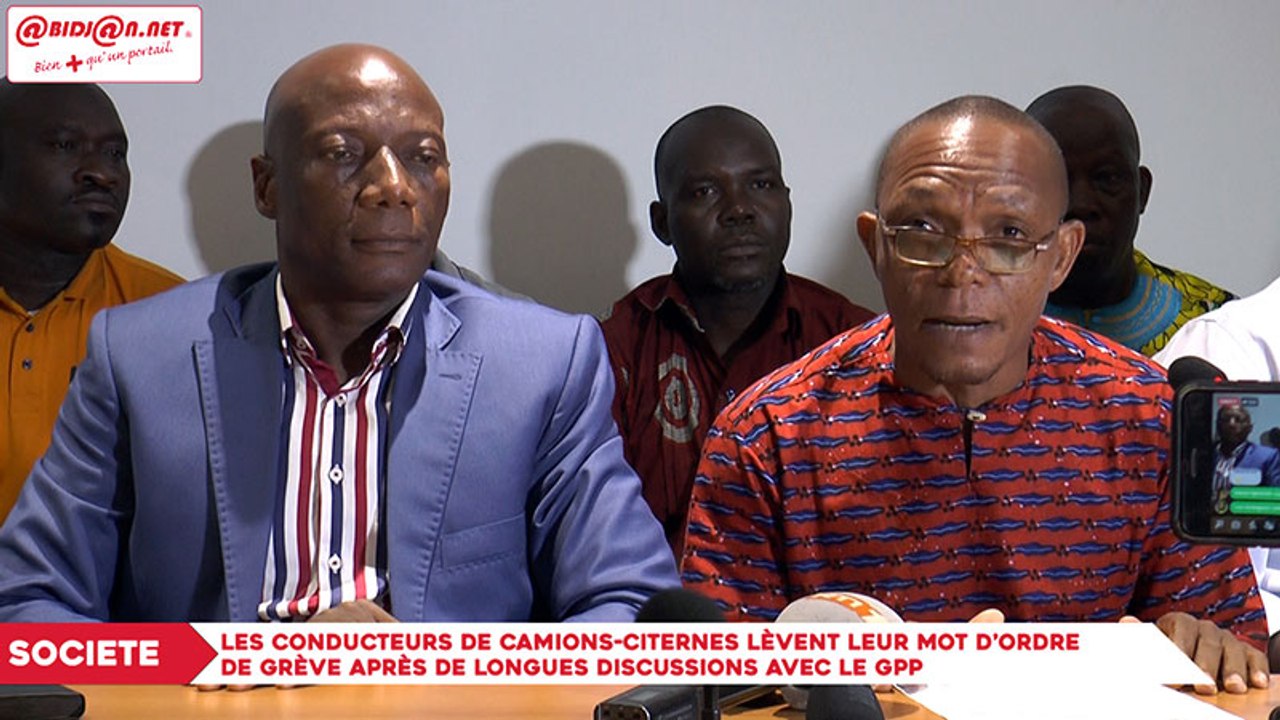 Les conducteurs de camions citernes lèvent leur mot d’ordre de grève après de longues discussions avec le GPP