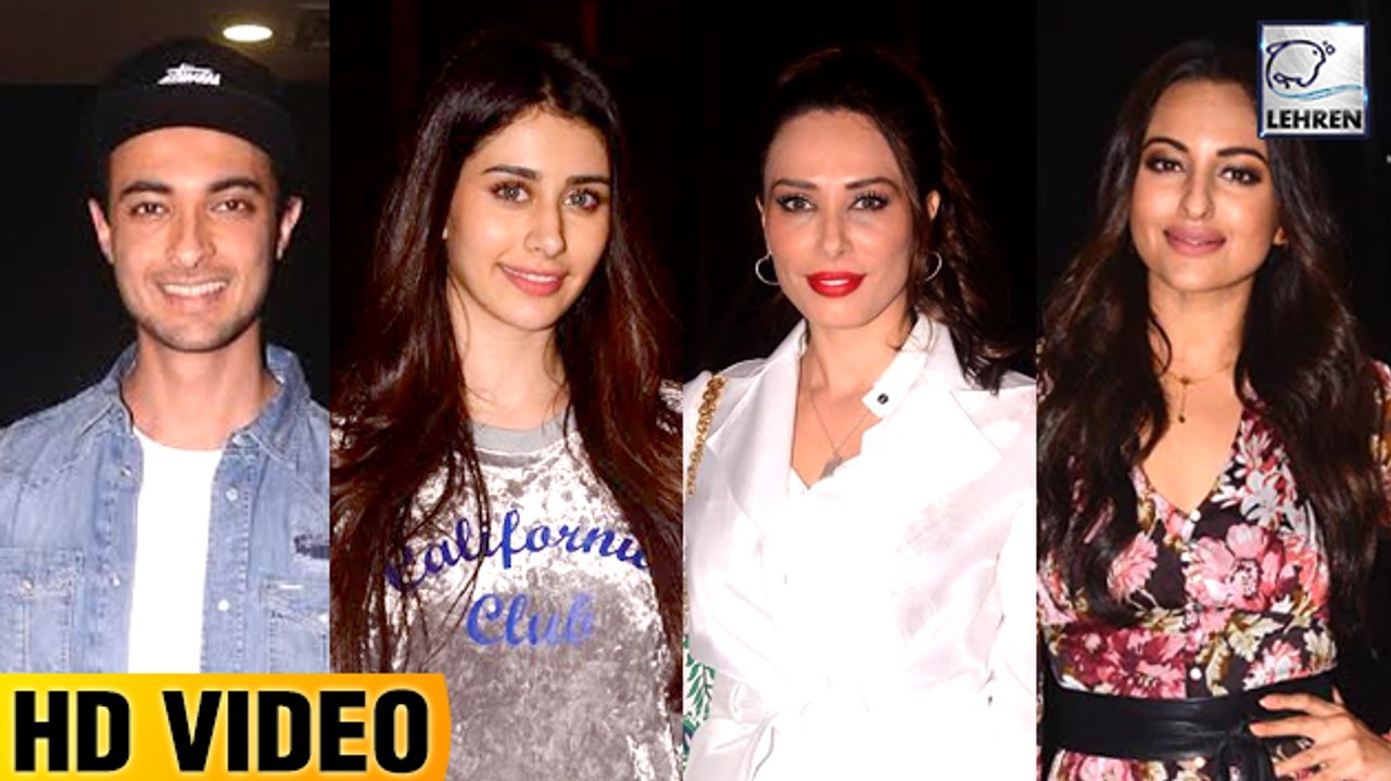 Loveyatrti Special Screening | Ayush Sharma, Sonakshi Sinha, Iulia Vantur