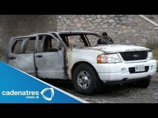 Descargar video: Encuentran a cinco personas calcinadas en Coahuila