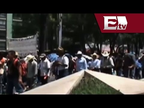 Movilizaciones de campesinos causan caos vial en el Distrito Federal / Excélsior informa