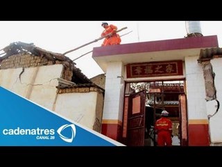 ¡Impresionantes imágenes! Sismo en China / Chinese quake
