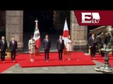 El presidente Peña Nieto da la bienvenida al Primer Ministro de Japón, Shinzo Abe  / Nacional