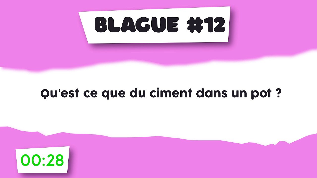 Blague #12 : Le ciment