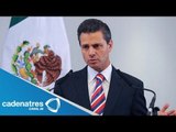Enrique Peña Nieto en contra del empleo informal / Peña Nieto busca fortalecer empleo formal