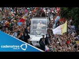 Papa Francisco agradece muestras de cariño de los fieles brasileños