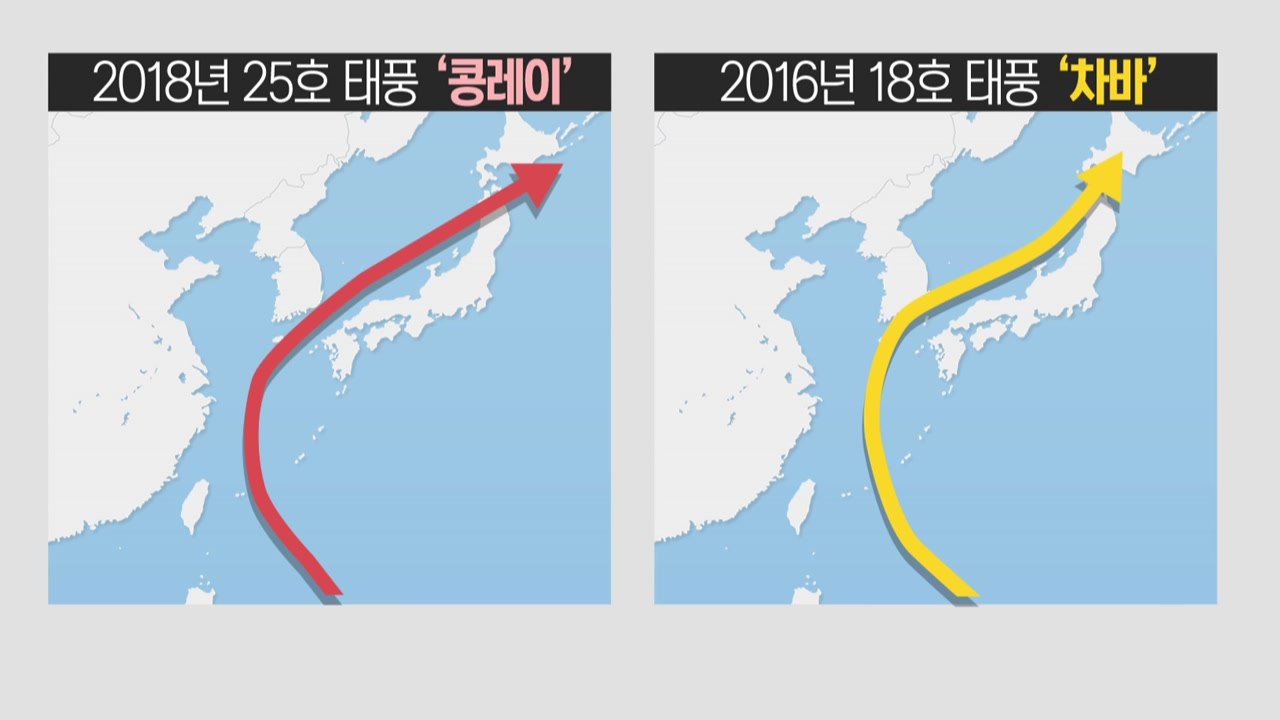 [날씨] 가을 태풍 '콩레이' 북상...2년 전 '차바'와 닮은꼴 / YTN