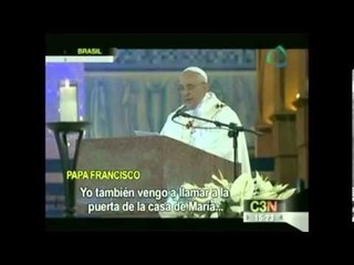 Papa Francisco oficia misa en el Santuario de Aparecida/Pope officiates Mass in Brazil