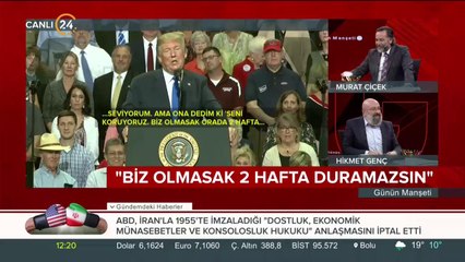 "Biz olmasak 2 hafta duramazsın"