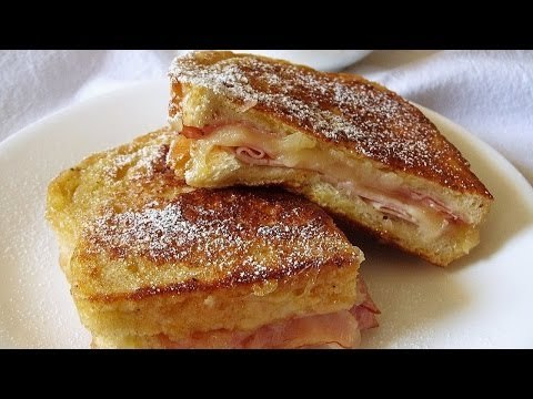 Receta de sandwich montecristo con jamón y queso / Montecristo sandwich with ham and cheese