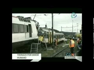 Accidente de tren en Suiza fue causado por un error humano