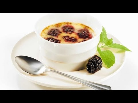 Receta de creme brulee de chocolate con chile ancho / Creme brulee chocolate with ancho chili