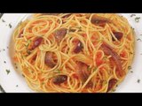 Spaghetti con jitomate y mantequilla de anchoas / Spaghetti with tomato and anchovy butter