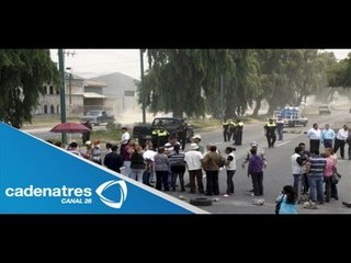 Levantan bloqueo en la carretera federal México-Acapulco