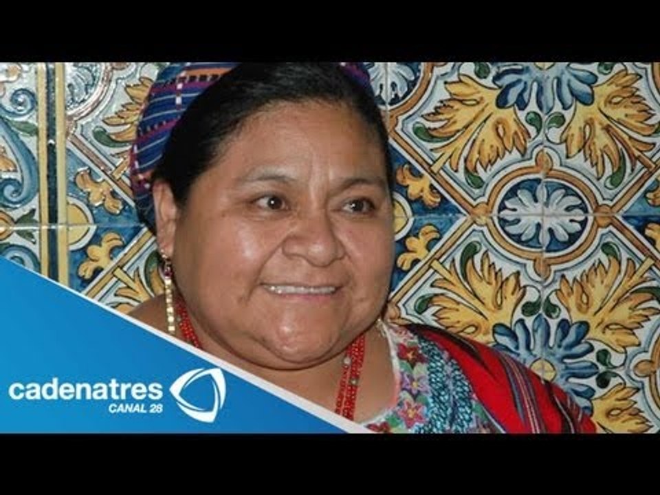 Rigoberta Menchú, La premio Nobel de la Paz, pide debate sobre penalización de drogas