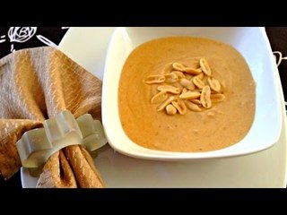 Receta de dip de cacahuate con garbanzos / Peanut dip with chickpeas recipe