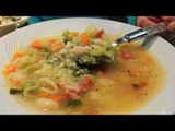 Receta de sopa minestrone verde / Green minestrone soup recipe