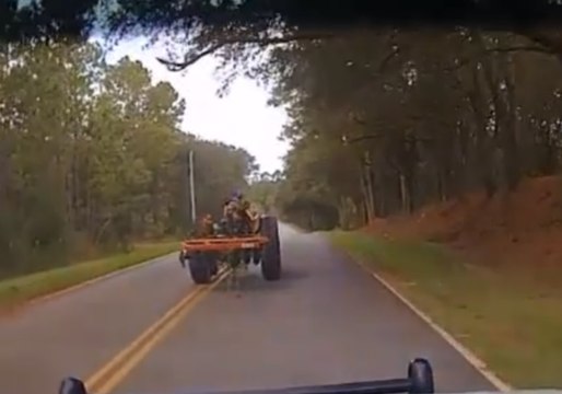 Florida Man Tasered After Being Pulled Over on Stolen Tractor