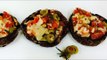 Receta de hongos portobello rellenos de espinacas / Portobello mushroom stuffed with spinach