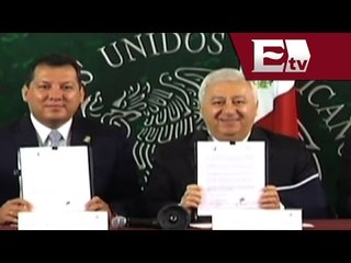 Firman SEP y CNDH convenio contra el bullying/ Gloria Contreras