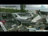 Tornado deja varios heridos y pérdidas millonarias en Milán, Italia