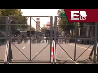 Resguardan inmediaciones de Gobernación ante movilización campesina/ Comunidad