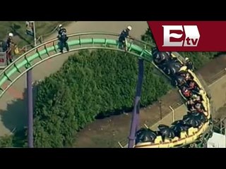 Falla montaña rusa en Six Flags de Maryland, Estados Unidos / Vianey Esquinca