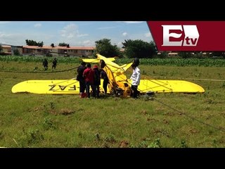 Desplome de avioneta deja dos heridos en Oaxaca  / Nacional