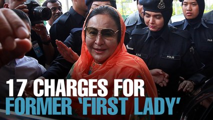 NEWS: Ex-PM’s wife Rosmah faces 17 charges