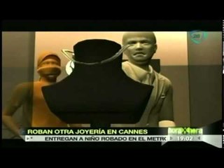 Roban joyería en Cannes (Hora por hora de las 18:00 hrs)