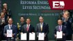 Promulga el presidente Enrique Peña Nieto la Reforma Energética/ Titulares