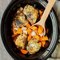 Slow Cooker Chicken and Sweet Potato Dinner is a healthy one pot meal! Full Recipe: