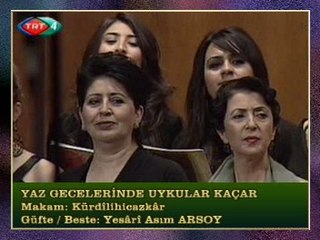 TRT İSTANBUL RADYOSU TSM TOPLULUĞU - Yaz Gecelerinde Uykular Kaçar